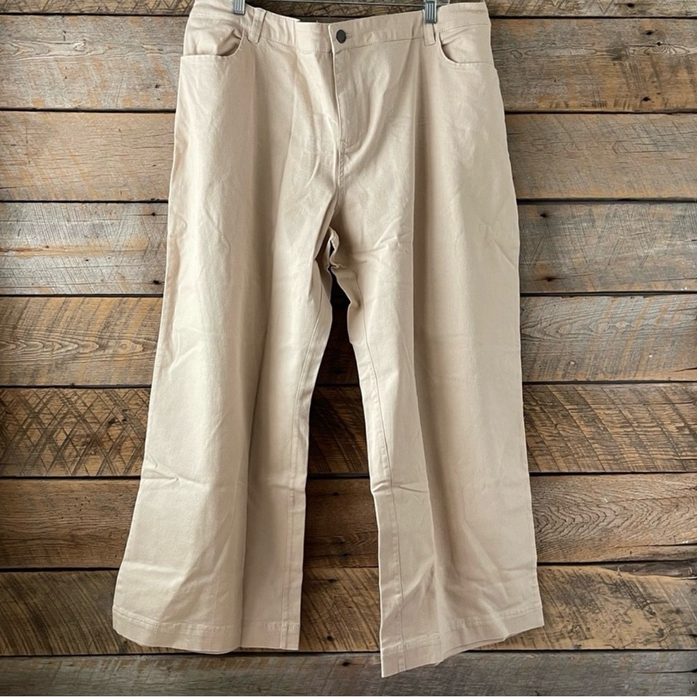 Pact women’s khaki denim pants 3X organic cotton - Picture 3 of 11